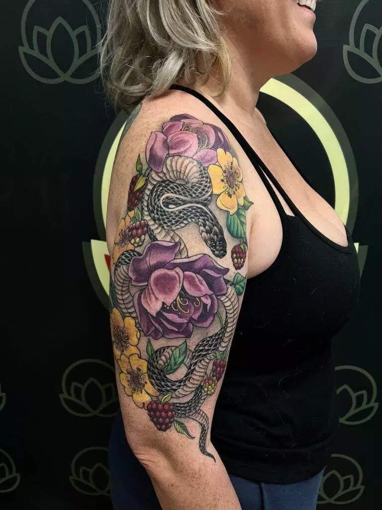 Japanese-style tattoos in Katy: Traditional and modern designs at Opal Lotus Tattoo Studio